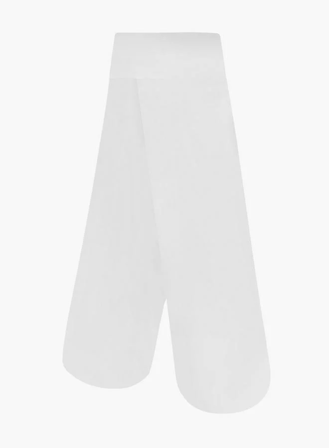 Celeste WHITE Pack Of 2 Girls School Tights With Assorted Design for Women | Best Price UAE